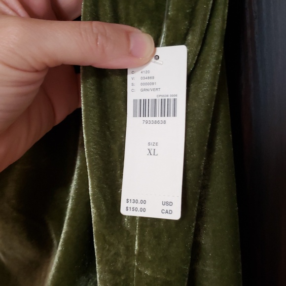 NWT Anthropologie Velvet Pencil Skirt, XL - Picture 6 of 14